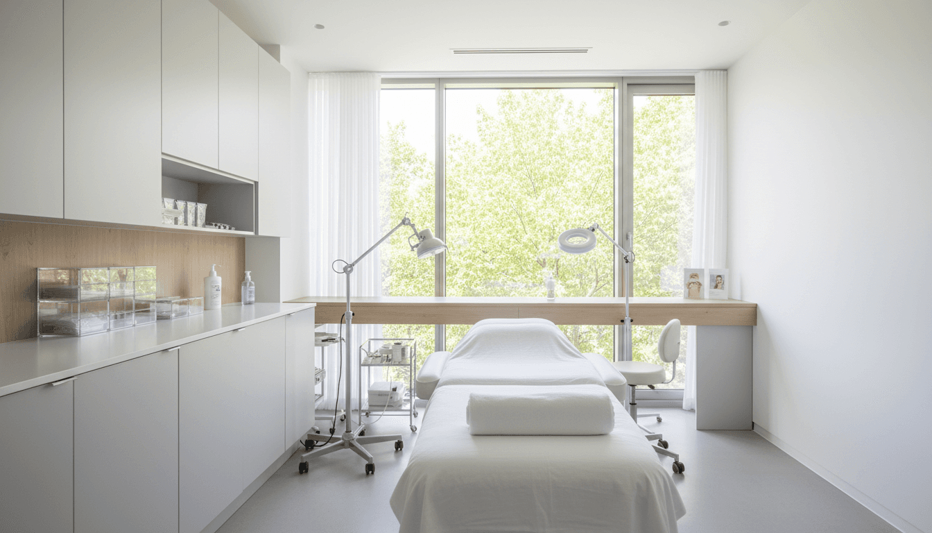 Pristine medical facility interior